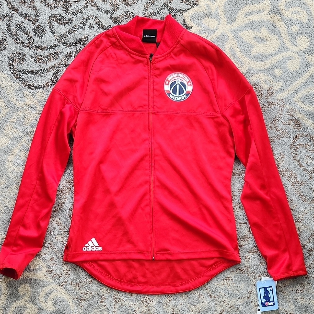 Adidas Washington Wizards NBA 4her Full-Zip Jacket Red Medium